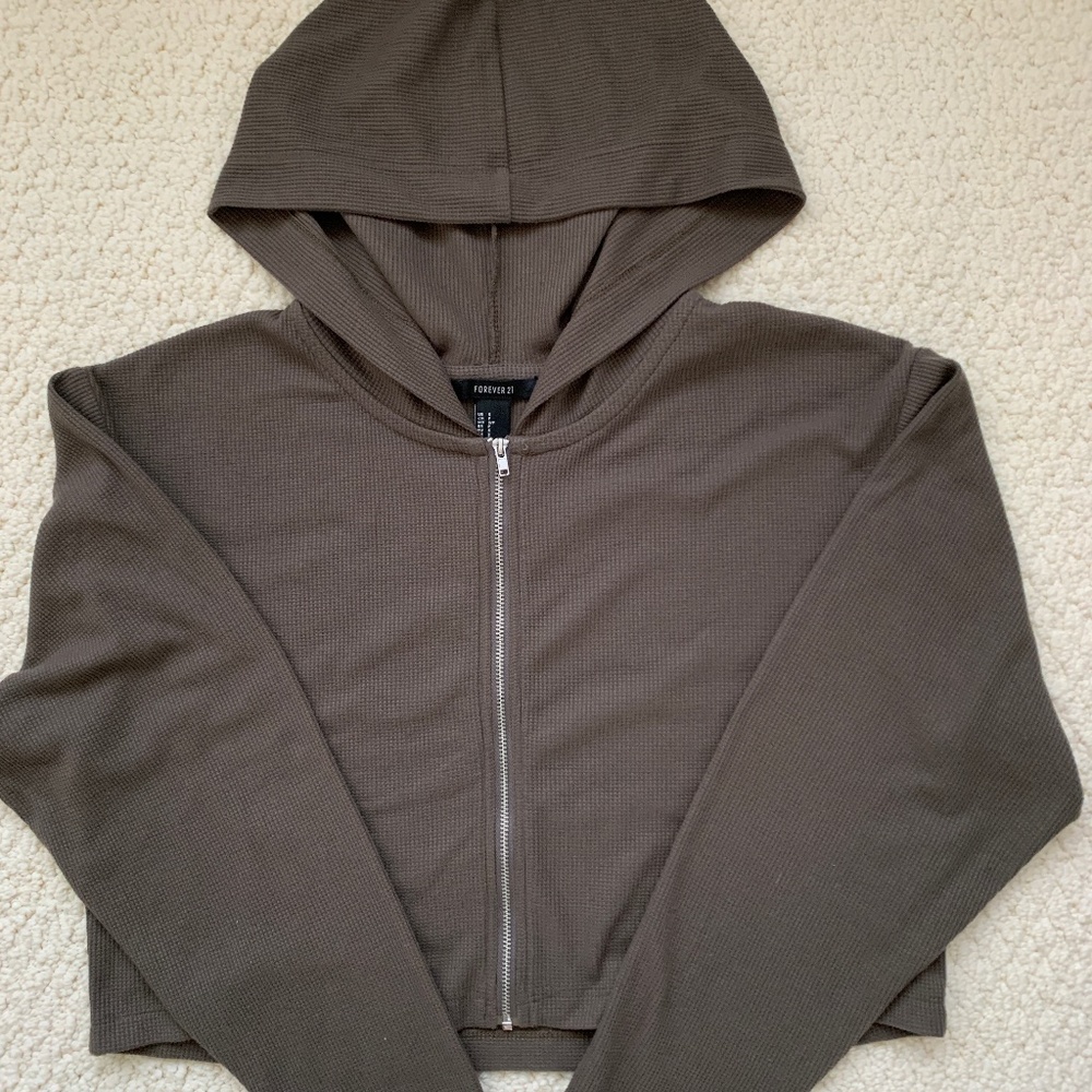 Forever 21 cropped hoodie